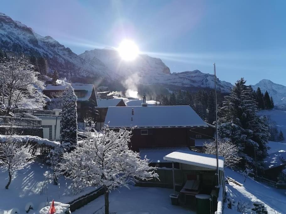 Apartment Chalet Im Sunnigen Usblick Венген Экстерьер фото