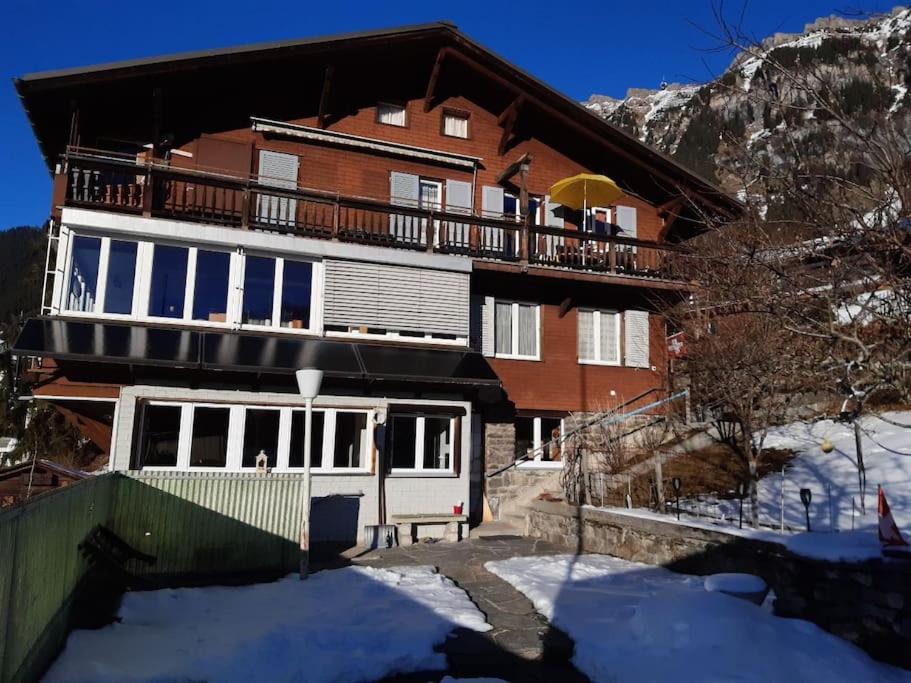 Apartment Chalet Im Sunnigen Usblick Венген Экстерьер фото